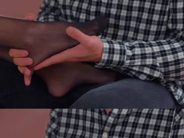 Nympho wife gets foot massage and coarse sex