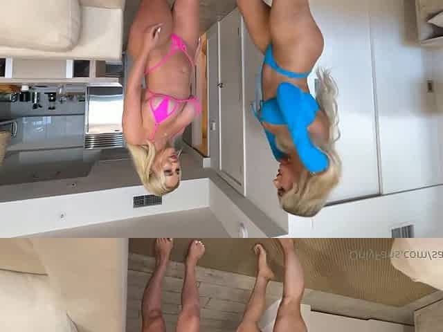 Kayley Gunner & Savannah Bond POV Threesome handjob and double blowjob - Savannah bond