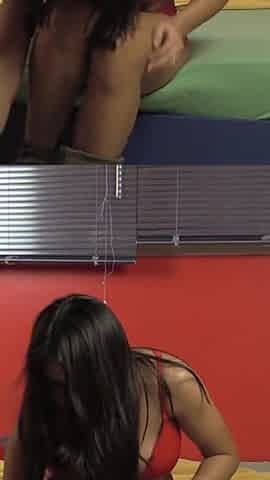 Young student Jennifer likes to play, on the casting - Part 1