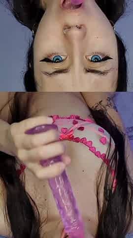 I Love Inserting My Dildo Into My Pussy Until It Gets Really Wet