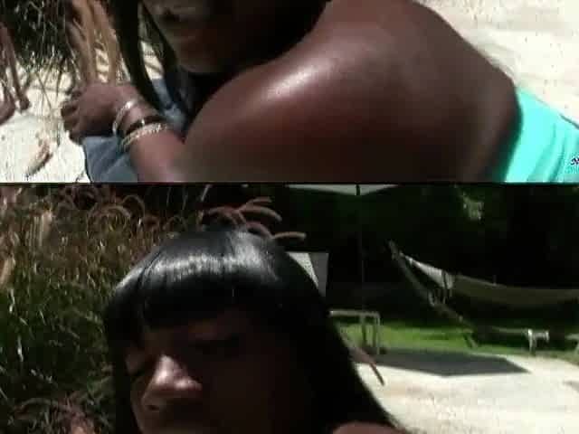 An black honey with petite titties bangs a white chap in a great interracial scene
