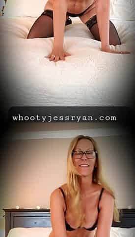 Sexy Hot Wife Jess Ryan Teasing in Black Lingerie