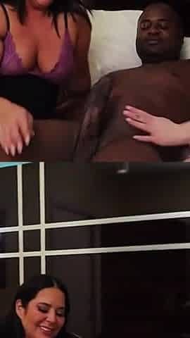 MILF Teaching a College Slut How to Take Cock!