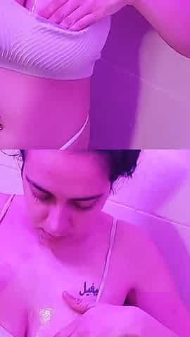 Wet and Messy Full Body Oiled Boobs Ass Pussy in the Shower