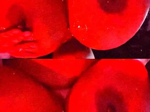 AMATEUR CHUBBY PLAYS WITH PUSSY BIG BOOBS