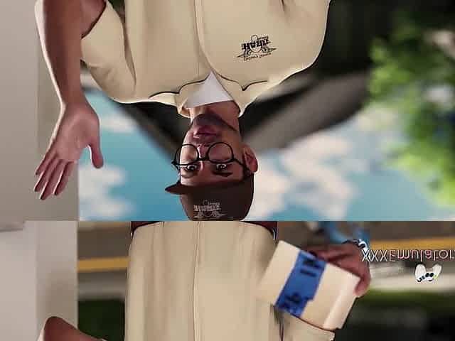 Next Day Service: Package Came with Biggest Anal Surprise CG Animation