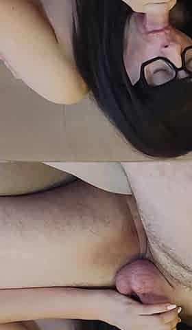 Lover Rubs His Penis Against His Wife's Pussy. Creampie. Ep 23311