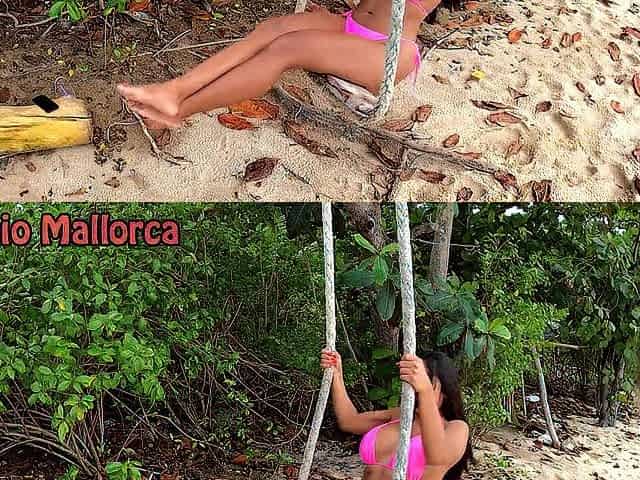 Large Titties Thai Bombshell Gets Picked up in Public Beach
