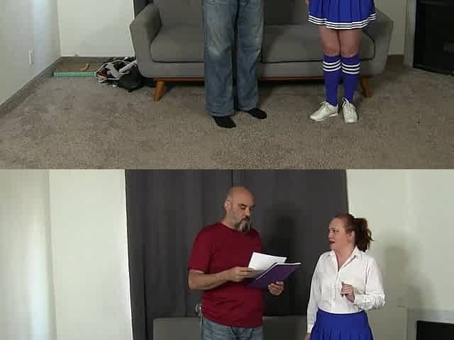 Mesmerized Cheerleaders Blowjob Control