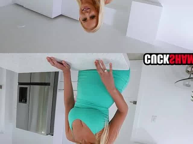 Golden-haired wife wishes to screw cuckold spouse's buddy