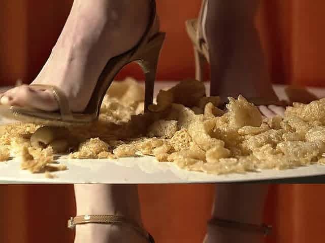 Pork Rind Pile Crush ASMR
