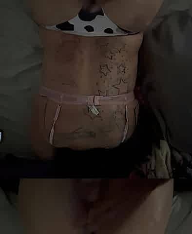 Massaging my large ass wife