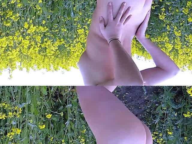 Blonde teen Sonja suck a big cock