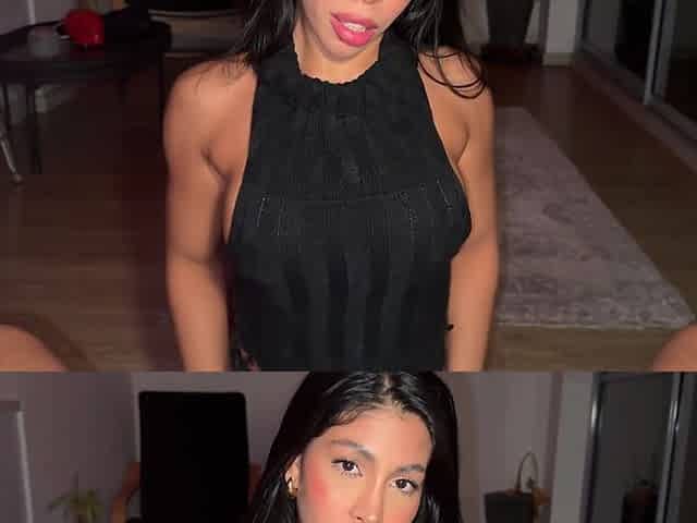 Busty latina had a fun night with her lover POV