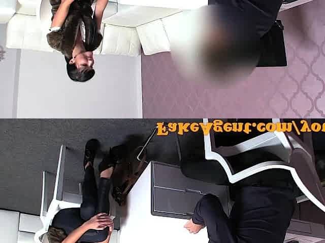 FakeAgent Fashion model swallows spunk in casting interview