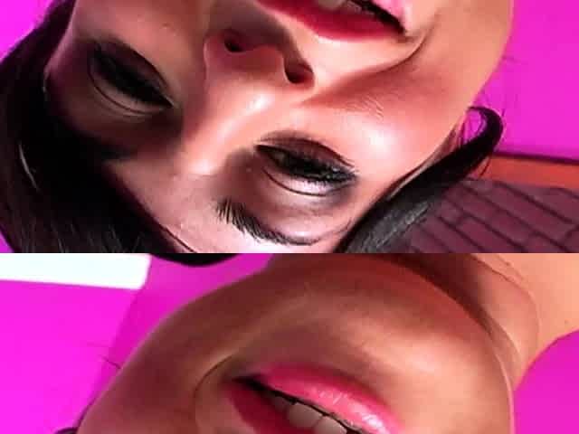 Small tit brunette fucks a big cock