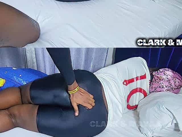 BIGGEST AFRO BOOTY TEARED UP AFTER GYM BANGED HARD