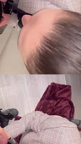 Shopping Day. Manager Girl R.sky Blowjob in Fitting Room with 8 Inch Dick. Cum in Mouth