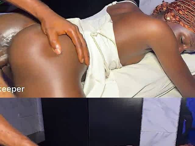 dark skin street teen getting pussy crushed