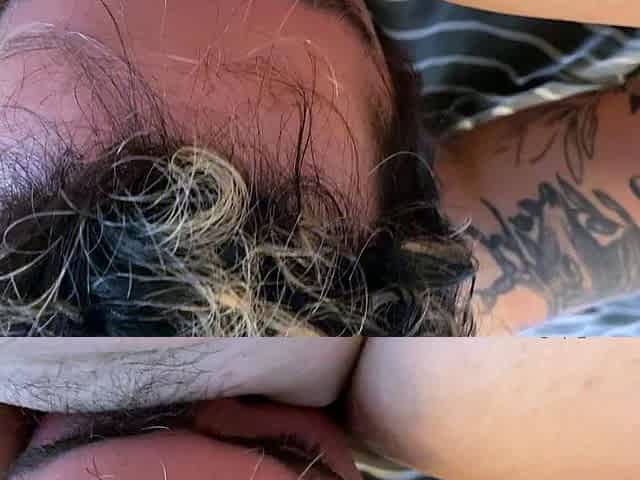 Bald dude fingers licks and toys her amateur girlfriend
