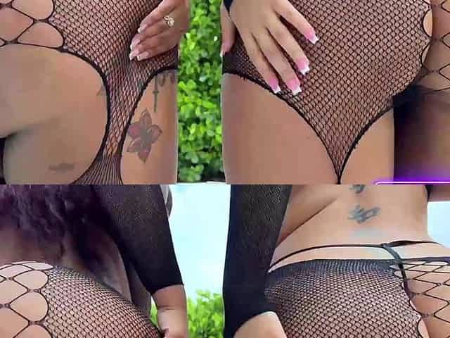 Two Big Booty Ebony Baddies Taking Big White Cock From J