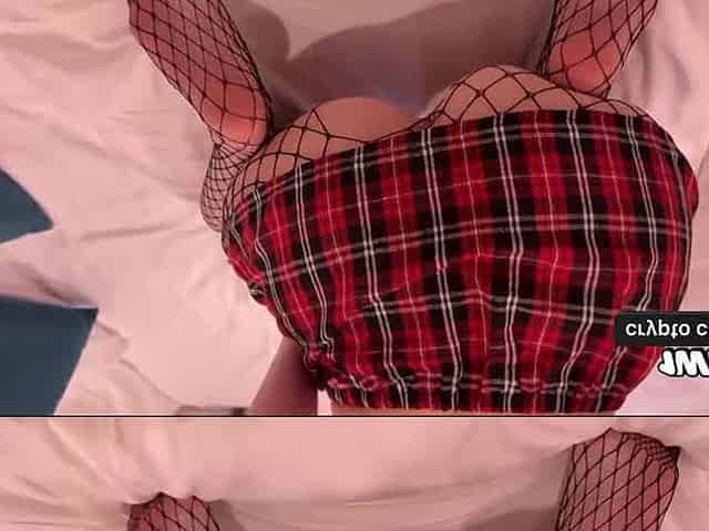 Hot math tutor turned slut, ripped tights fucked.