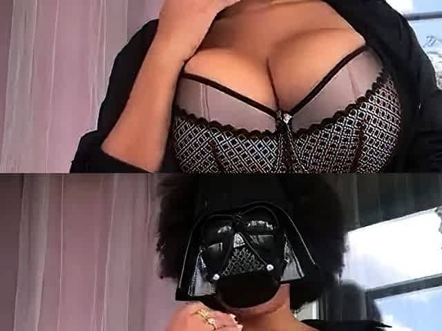 Big Black Tits: Darth Boobies