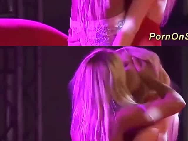 Sapphic Love On Public Show Stage