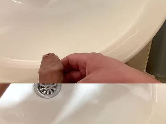 Washing hand in His Pee and Pee on His Jock next That guy Pee on my Titties and Love button