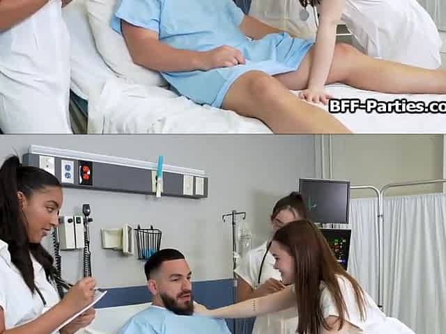 Naughty Doctors Feasting On Patients Big Dick