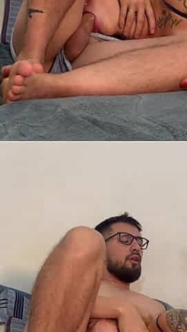Roommate Sucking My Thick Cock