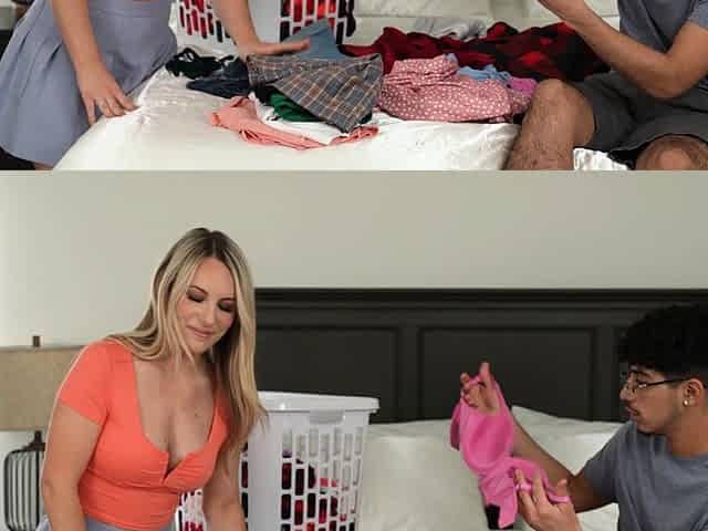 Big tits MILF stepmom gets fucked hard