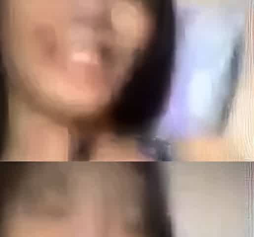 Skinny Asian Girl on a Video Call