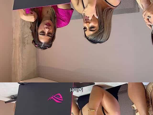 Colombian secretaries have a lesbo three-some after work! Angie Ortiz, Naty Delgado & Kylei Ellish