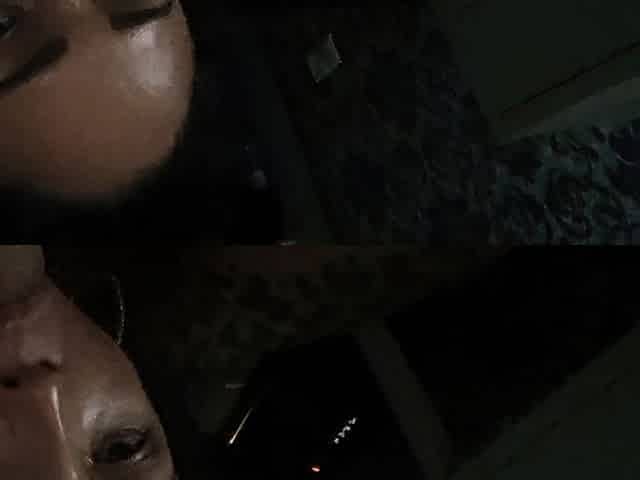 Wench Leylacums gives Late Night Oral job