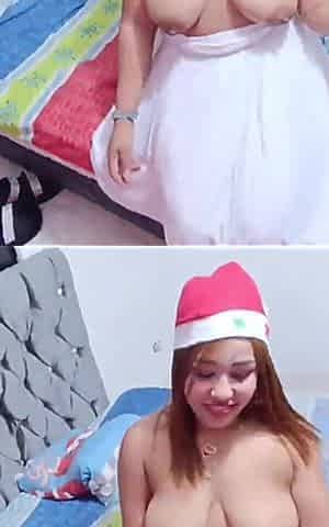 Fat Ass Stepsister Fucked on Christmas as a Gift
