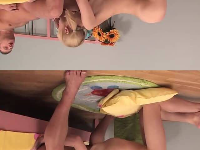 Blond Hair Girl Amateur Porn Swallows After Butt Fucking