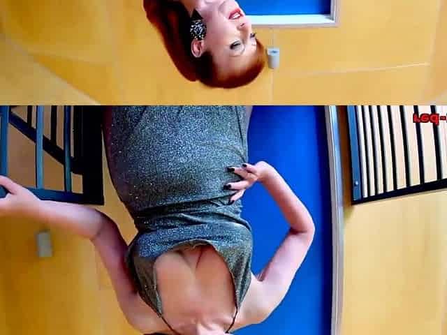 Breasty red haired British older gets off with a large ebony sex-toy