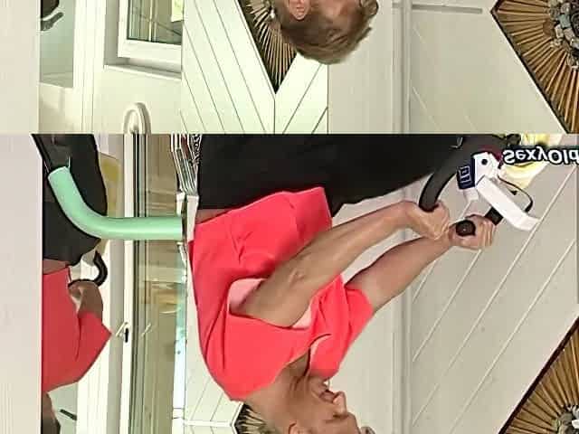Busty Redhead Mature Lady Fuck In The Gym