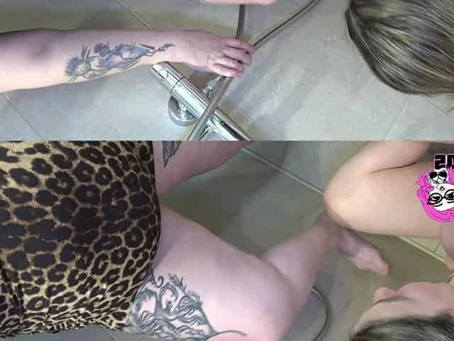 Pissing in Lia's Mouth