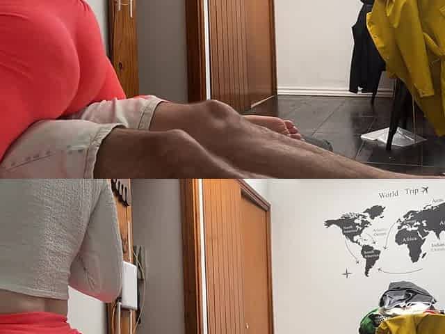 Jumping on Step Brother's Cock - Grinding Dry Hump