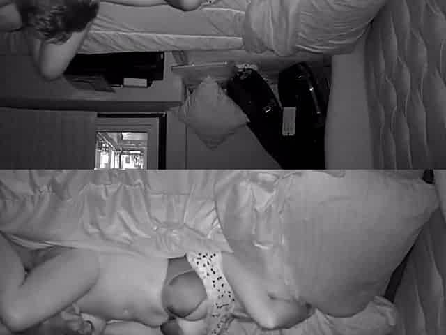 Naughty MILF voyeur night sex