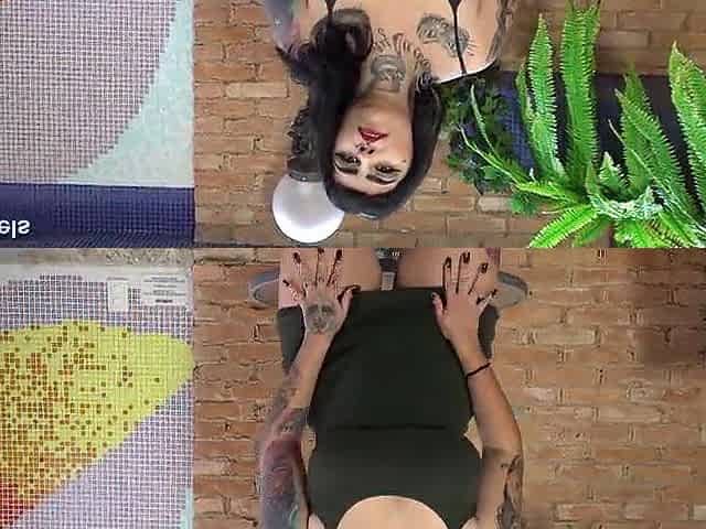 Curvy Lalin girl Alana Kralissa Trains Her Butt on a Sex Machine JM927