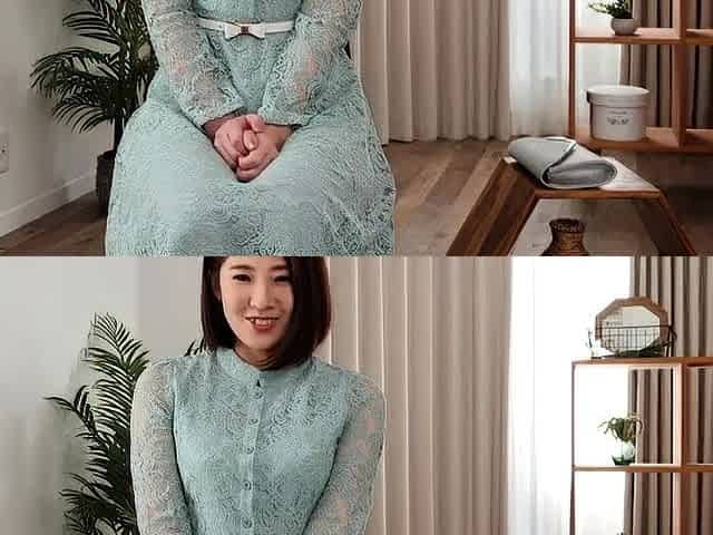 Asian taco teen finger massage herself