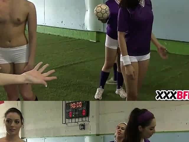 Lesbo soccer group sexs the noob