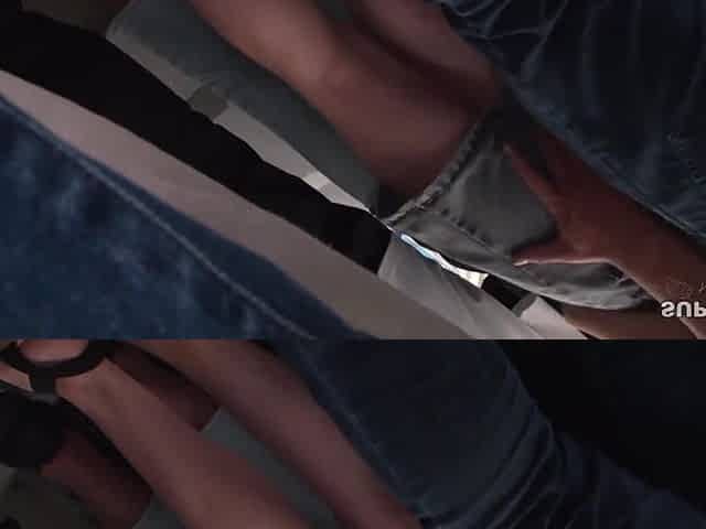 Japanese Babe having sex in a crowded train
