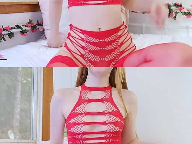 Dildo Play in Red