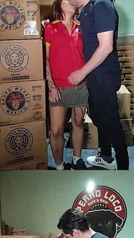 Oxxo cashier getting drilled and sucking penis in the storeroom