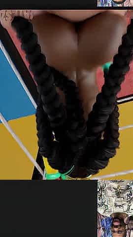 POV Thicc Bulky Black Booty Kimberly Getting Banged From Behind