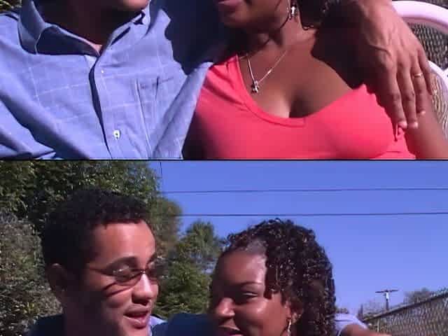 Ebony bitch can handle and ebony and a white ramrod at the same time